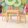 Emma And Oliver Kids Natural Solid Wood Table And Chair Set For Classroom, Playroom, Kitchen 2 Emma And Oliver Kids Natural Solid Wood Table And Chair Set For Classroom, Playroom, Kitchen -Children Furniture Store GUEST 00b3d973 99e4 4328 a16a f5617c569b8b