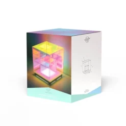 Teen Iridescent Acrylic LED Cube Novelty Table Lamp - West & Arrow -Children Furniture Store GUEST 01fc000f 7ab7 43ee b06e aa17113a2c0d