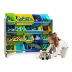 Kids' Super-Size Toy Organizer Elements Collection Gray - Humble Crew 8 Kids' Super-Size Toy Organizer Elements Collection Gray - Humble Crew -Children Furniture Store GUEST 0476e9ec 5768 4cac 87a9 0b0af39ff13f