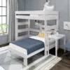 Max & Lily Farmhouse Twin Over Twin L-Shaped Bunk Bed With Desk -Children Furniture Store GUEST 06049e7f 85a8 45fc b464 74c007a9f6c4