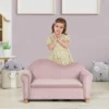 Qaba Ergonomic Foam Kids Sofa With Inner Toy Storage Chest, Velvet Kids Couch With Soft Arms, Children's Lounge Furniture, Pink 1 Qaba Ergonomic Foam Kids Sofa With Inner Toy Storage Chest, Velvet Kids Couch With Soft Arms, Children's Lounge Furniture, Pink -Children Furniture Store GUEST 065a126c 0fa7 400f ae7d a011fb3a39c4