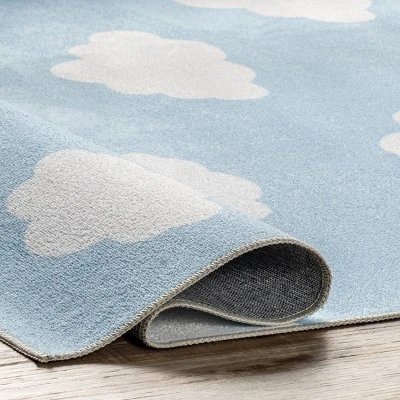 NuLOOM Lilia Machine Washable Kids Cloud Area Rug 5 NuLOOM Lilia Machine Washable Kids Cloud Area Rug - Image 3