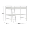 Full Caspian Loft Bed White - Hillsdale Furniture 2 Full Caspian Loft Bed White - Hillsdale Furniture -Children Furniture Store GUEST 06cfb734 518b 4925 9d1f e6d449c7e2d0