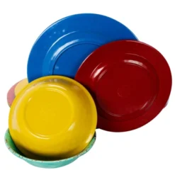 Gibson Studio California Mauna 12 Piece Assorted Crackle Decal Melamine Dinnerware Set 29 Gibson Studio California Mauna 12 Piece Assorted Crackle Decal Melamine Dinnerware Set -Children Furniture Store GUEST 0aec379a 95d8 4368 989e 3d92c78f565a