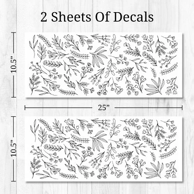 Black Flowers Wall Decor - Decalcomania 8 Black Flowers Wall Decor - Decalcomania - Image 6