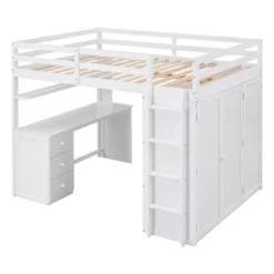 Full Size Loft Bed With Drawers, Desk And Wardrobe - ModernLuxe 17 Full Size Loft Bed With Drawers, Desk And Wardrobe - ModernLuxe -Children Furniture Store GUEST 0c430fa2 e8af 44bd 9a7f 8803cba7a7f8