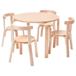 ECR4Kids Bentwood Table And Curved Back Chair Set, Kids Wood Furniture -Children Furniture Store GUEST 0c7217e1 b97f 4ec8 8670 8db3531a0512