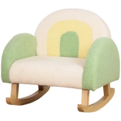 Qaba Kids Sofa, Rocking Toddler Sofa Chair With Solid Wooden Frame, Faux Lamb Fleece Fabric For Nursery, Kindergarten, Playroom, Bedroom 11 Qaba Kids Sofa, Rocking Toddler Sofa Chair With Solid Wooden Frame, Faux Lamb Fleece Fabric For Nursery, Kindergarten, Playroom, Bedroom -Children Furniture Store GUEST 0c8dc7b1 d97b 4b9d b1d8 de29228fb378