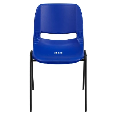 Emma And Oliver Ergonomic Kid's Shell Stack Chair - 12" Seat Daycare Home School 12 Emma And Oliver Ergonomic Kid's Shell Stack Chair - 12" Seat Daycare Home School - Image 10