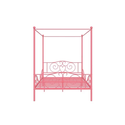 Full Clara Metal Bed Pink - Room & Joy 7 Full Clara Metal Bed Pink - Room & Joy - Image 5
