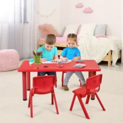 Costway Kids Plastic Rectangular Learn And Play Table Playroom Kindergarten Home Red 13 Costway Kids Plastic Rectangular Learn And Play Table Playroom Kindergarten Home Red -Children Furniture Store GUEST 0d7f5101 a9bf 48d5 9649 2e2fa7b00df0