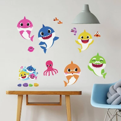 Baby Shark Peel And Stick Wall Decals - RoomMates 4 Baby Shark Peel And Stick Wall Decals - RoomMates - Image 2