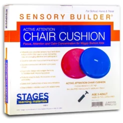 Stages Learning Materials Sensory Builder Active Attention Chair Cushion, Blue + Hand Pump 8 Stages Learning Materials Sensory Builder Active Attention Chair Cushion, Blue + Hand Pump -Children Furniture Store GUEST 131a3bb1 7226 41d6 9ddd 61bfd56d2f4d