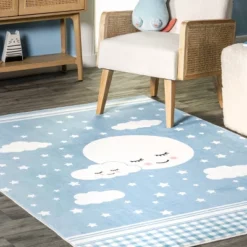 NuLOOM Peaceful Night Machine Washable Kids Area Rug 17 NuLOOM Peaceful Night Machine Washable Kids Area Rug -Children Furniture Store GUEST 14581f88 a18b 4ed8 b483 07253a37c167