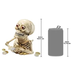 Design Toscano Bugged-Out Hungry Skeleton Cast Iron Mechanical Coin Bank -Children Furniture Store GUEST 146b4934 2164 4ec1 825c a3bb7d157a86