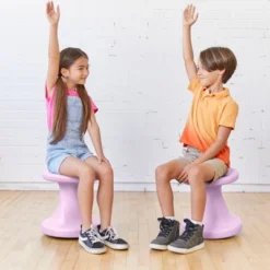 ECR4Kids Twist Wobble Stool, Active Learning Chair, Flex Seating, 14in Seat Height -Children Furniture Store GUEST 14832c62 4584 447b 9f10 11ef49da42db
