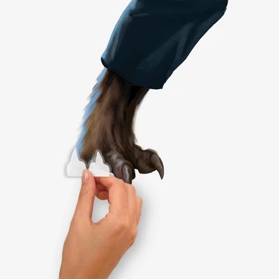 Classic Monsters The Wolf Man Giant Peel & Stick Wall Decals White - RoomMates 5 Classic Monsters The Wolf Man Giant Peel & Stick Wall Decals White - RoomMates - Image 3