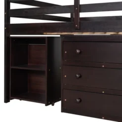 Low Study Full Loft Bed With Cabinets, Shelving And Rolling Portable Desk - ModernLuxe 19 Low Study Full Loft Bed With Cabinets, Shelving And Rolling Portable Desk - ModernLuxe -Children Furniture Store GUEST 161395ee 6f81 4176 92b7 954d3cf95d00
