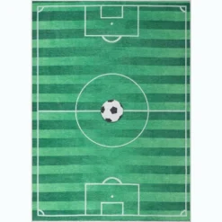 Well Woven Soccer Field Playmat Apollo Kids Collection Green Area Rug 9 Well Woven Soccer Field Playmat Apollo Kids Collection Green Area Rug -Children Furniture Store GUEST 166b79f7 0ac5 4959 bf4a fe0f9f9d6c2a