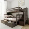 Max & Lily Twin Over Full Staircase Bunk Bed With Storage Drawers 2 Max & Lily Twin Over Full Staircase Bunk Bed With Storage Drawers -Children Furniture Store GUEST 16f2412b 0aa7 4ce0 ba91 cc7fdced9400