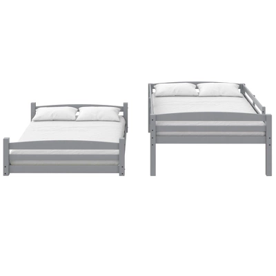 Full Over Full Alaina Floor Wood Bunk Bed - Room & Joy 16 Full Over Full Alaina Floor Wood Bunk Bed - Room & Joy - Image 14