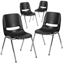 Flash Furniture 4 Pack HERCULES Series 661 Lb. Capacity Ergonomic Shell Stack Chair With 16'' Seat Height 11 Flash Furniture 4 Pack HERCULES Series 661 Lb. Capacity Ergonomic Shell Stack Chair With 16'' Seat Height -Children Furniture Store GUEST 17c42eaf ac19 4de6 b60a f9797f9b5107
