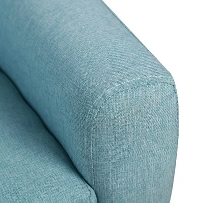 Qaba 2-Seat Kids Sofa Linen Fabric And Wooden Frame Sofa For Kids And Toddlers Ages 3-7, 11" High Seat 9 Qaba 2-Seat Kids Sofa Linen Fabric And Wooden Frame Sofa For Kids And Toddlers Ages 3-7, 11" High Seat - Image 7