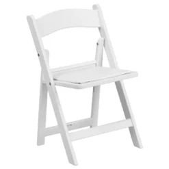Emma And Oliver 11 Pack Kids White Resin Folding Chair With White Vinyl Padded Seat -Children Furniture Store GUEST 1a025356 529f 4e9f a072 b1852b1cc337