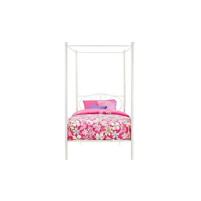 Twin Clara Metal Bed White - Room & Joy 4 Twin Clara Metal Bed White - Room & Joy - Image 2