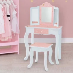 Fashion Twinkle Star Gisele Play Vanity Set Pink/White - Teamson Kids 23 Fashion Twinkle Star Gisele Play Vanity Set Pink/White - Teamson Kids -Children Furniture Store GUEST 1bd576c7 0649 4c06 8e01 b61a16d0b6b4
