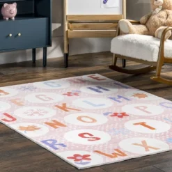 NuLOOM Essi Alphabet Machine Washable Kids Area Rug 18 NuLOOM Essi Alphabet Machine Washable Kids Area Rug -Children Furniture Store GUEST 1db2df74 d3a9 4912 8b01 c4ee8c320935