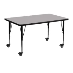 Emma And Oliver Mobile 30x48 Rectangle Laminate Preschool Activity Table -Children Furniture Store GUEST 1e10cc82 3566 4bab b586 2486bc5c9138