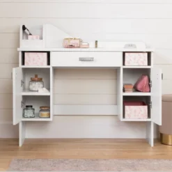 Tiara Makeup Desk Pure White - South Shore -Children Furniture Store GUEST 1e869fdd 388f 4fe3 83ae 3dd1648633c7