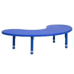 Flash Furniture 35"W X 65"L Half-Moon Plastic Height Adjustable Activity Table 25 Flash Furniture 35"W X 65"L Half-Moon Plastic Height Adjustable Activity Table -Children Furniture Store GUEST 1ed5e781 e539 412e bab4 2d859bc519f1