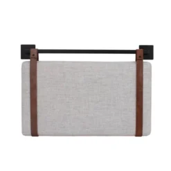 Harlow Headboard Sand Gray Fabric Vintage Brown - Nathan James 21 Harlow Headboard Sand Gray Fabric Vintage Brown - Nathan James -Children Furniture Store GUEST 1f5ee141 da10 4814 8726 04d353230a36