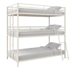 Triple Twin Zeke Metal Bunk Bed - Room & Joy 27 Triple Twin Zeke Metal Bunk Bed - Room & Joy -Children Furniture Store GUEST 215ae8b1 75d0 43d6 b8d2 0ec33185bb16