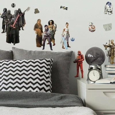 Star Wars Episode IX Peel & Stick Wall Decal - Roommates 3 Star Wars Episode IX Peel & Stick Wall Decal - Roommates