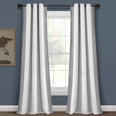 40"x84" Kids' Block Border 100% Lined Grommet Blackout Single Window Curtain Panel - Lush Décor 11 40"x84" Kids' Block Border 100% Lined Grommet Blackout Single Window Curtain Panel - Lush Décor - Image 9