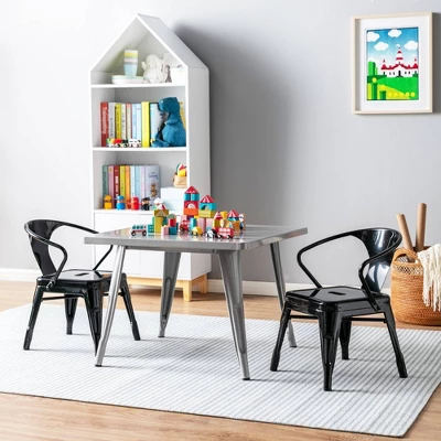 Set Of 2 Harper & Hudson Kids' Metal Activity Chairs - ACEssentials 4 Set Of 2 Harper & Hudson Kids' Metal Activity Chairs - ACEssentials - Image 2