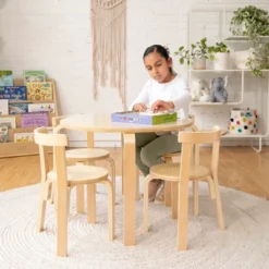 ECR4Kids Bentwood Table And Curved Back Chair Set, Kids Wood Furniture -Children Furniture Store GUEST 256f715b 0f40 4324 88f2 46dca578f60d