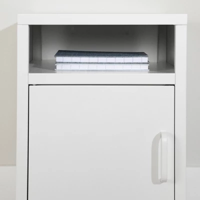 Sweedi Metal 1-Door Nightstand - South Shor 6 Sweedi Metal 1-Door Nightstand - South Shor - Image 4