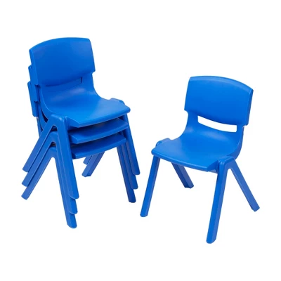 ECR4Kids Plastic School Stack Chair For Indoors And Outdoors, 12in Seat Height, 4-Pack 12 ECR4Kids Plastic School Stack Chair For Indoors And Outdoors, 12in Seat Height, 4-Pack - Image 10