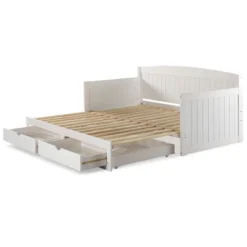 King Harmony Daybed With Conversion White - Alaterre Furniture 28 King Harmony Daybed With Conversion White - Alaterre Furniture -Children Furniture Store GUEST 2750d32f 3633 4bc5 8b0e 8929c20679ff
