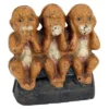 Design Toscano Speak No, See No, Hear No Evil Monkeys Still Action Die-Cast Iron Coin Bank -Children Furniture Store GUEST 275e05e6 5a05 49f5 9e0f 1d3d9979b077