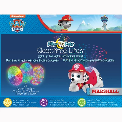 Nickelodeon PAW Patrol Marshall Sleeptime Lite Plush LED Nightlight - Pillow Pets 6 Nickelodeon PAW Patrol Marshall Sleeptime Lite Plush LED Nightlight - Pillow Pets - Image 4