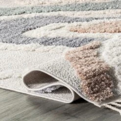 NuLOOM Abstract Striped Kids Tassel Area Rug -Children Furniture Store GUEST 297bcaeb 774a 4e60 bc25 38d8a88849a3