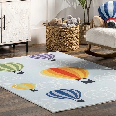 NuLOOM Annelie Balloon Machine Washable Kids Area Rug 10 NuLOOM Annelie Balloon Machine Washable Kids Area Rug - Image 8
