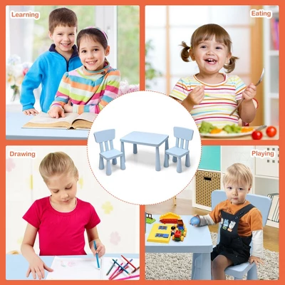 Costway Kids Table & 2 Chairs Set Toddler Activity Play Dining Study Desk Baby Gift 9 Costway Kids Table & 2 Chairs Set Toddler Activity Play Dining Study Desk Baby Gift - Image 7