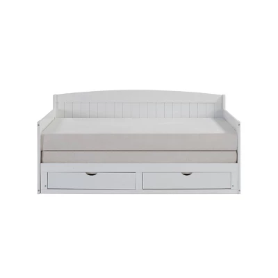 King Harmony Daybed With Conversion White - Alaterre Furniture 4 King Harmony Daybed With Conversion White - Alaterre Furniture - Image 2