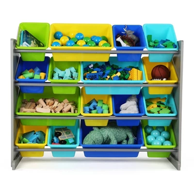 Kids' Super-Size Toy Organizer Elements Collection Gray - Humble Crew 3 Kids' Super-Size Toy Organizer Elements Collection Gray - Humble Crew